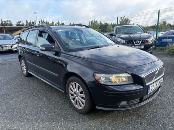 Volvo V50 Estate, Petrol, 2007, Black