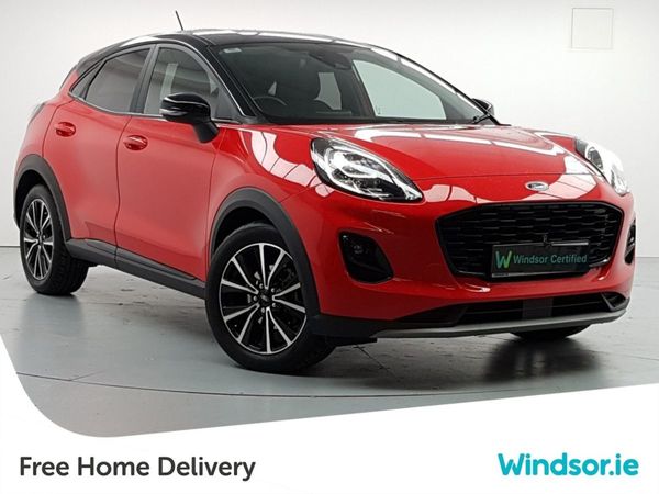 Ford Puma MPV, Petrol Hybrid, 2021, Red