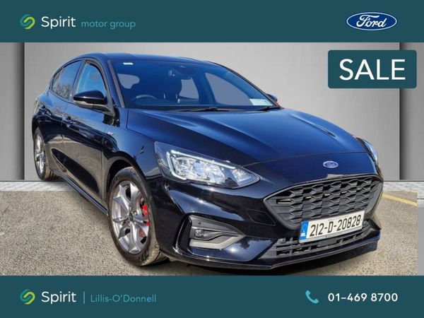 Ford Focus Hatchback, Petrol Hybrid, 2021, Black