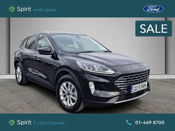Ford Kuga SUV, Petrol Hybrid, 2022, Black