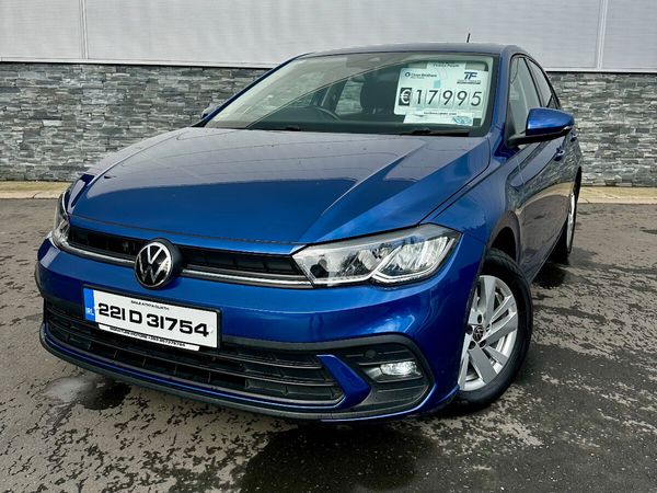 Volkswagen Polo Hatchback, Petrol, 2022, Blue