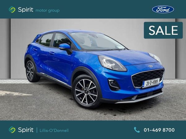 Ford Puma MPV, Petrol Hybrid, 2021, Blue