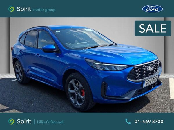 Ford Kuga SUV, Petrol Plug-in Hybrid, 2025, Blue
