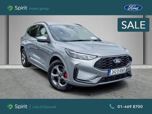 Ford Kuga SUV, Petrol Plug-in Hybrid, 2024, Grey