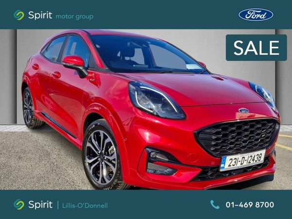 Ford Puma MPV, Petrol Hybrid, 2023, Red