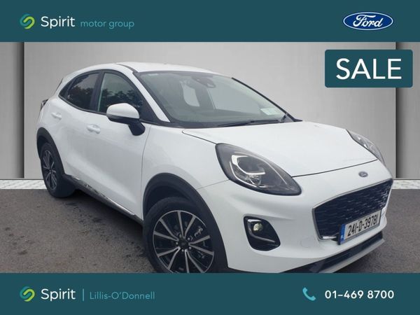 Ford Puma MPV, Petrol Hybrid, 2024, White
