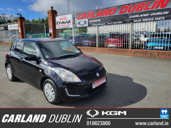 Suzuki Swift Hatchback, Petrol, 2016, Black