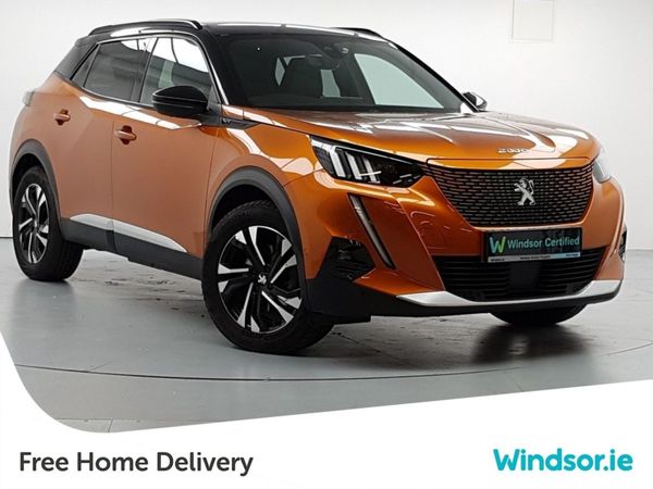 Peugeot 2008 MPV, Electric, 2021, Orange