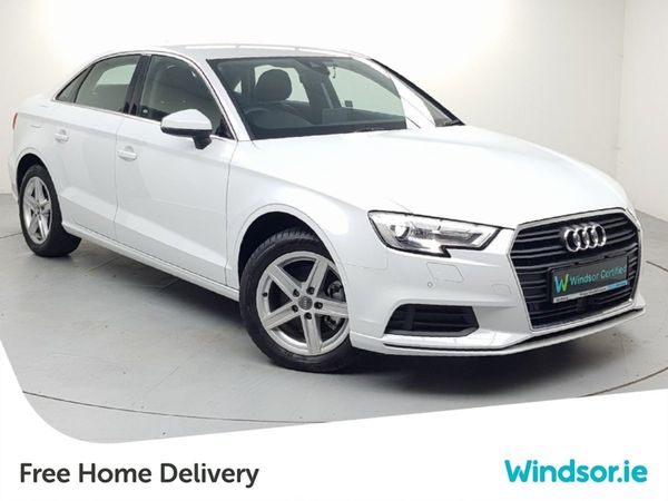 Audi A3 Saloon, Petrol Hybrid, 2018, White