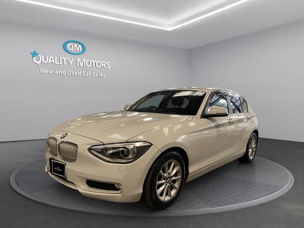 BMW 1-Series Hatchback, Petrol, 2014, White