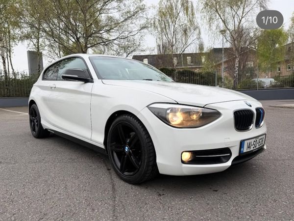 BMW 1-Series Hatchback, Diesel, 2014, White