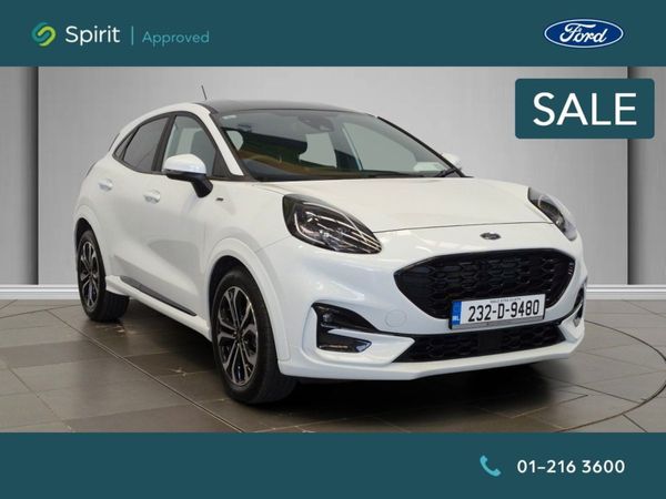 Ford Puma MPV, Petrol Hybrid, 2023, White