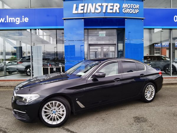 BMW 5-Series Saloon, Petrol Plug-in Hybrid, 2018, Black