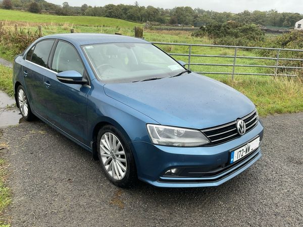 Volkswagen Jetta Saloon, Diesel, 2017, Blue