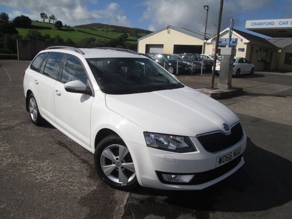 Skoda Octavia Estate, Diesel, 2017, White