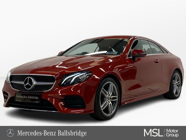 Mercedes-Benz E-Class Coupe, Diesel, 2018, Red