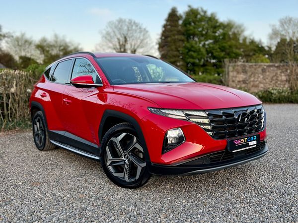 Hyundai Tucson SUV, Petrol Hybrid, 2022, Red
