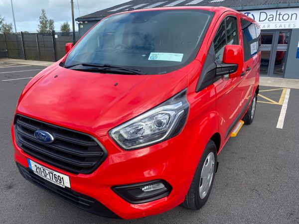 Ford Transit Custom MPV, Diesel Hybrid, 2021, Red
