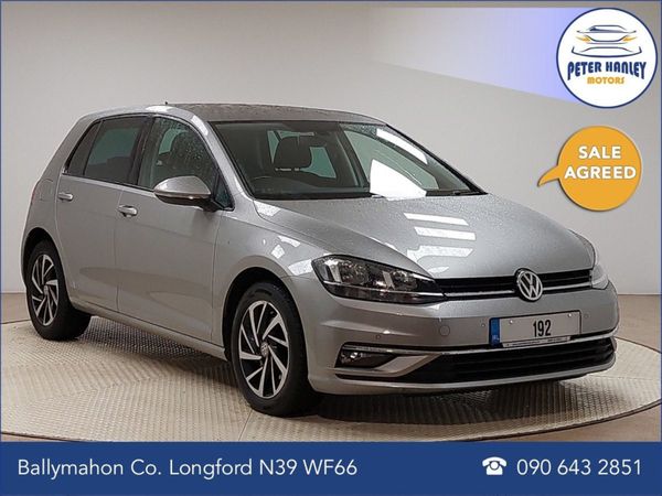 Volkswagen Golf Hatchback, Diesel, 2019, Silver