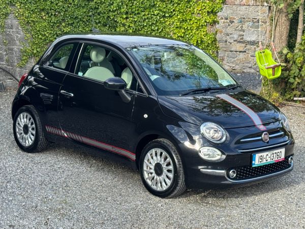 Fiat 500 Hatchback, Petrol, 2019, Black
