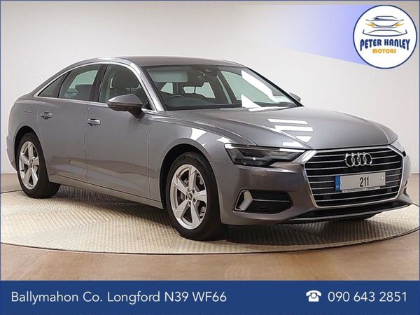 Audi A6 Saloon, Diesel Hybrid, 2021, Grey