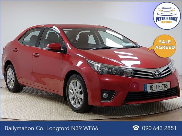 Toyota Corolla Saloon, Diesel, 2015, Red