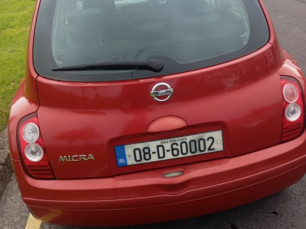 Nissan Micra Hatchback, Petrol, 2008, Red