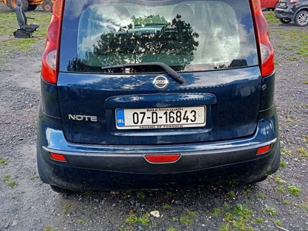 Nissan Note MPV, Petrol, 2007, Blue