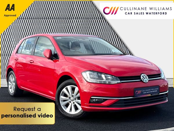 Volkswagen Golf Hatchback, Petrol, 2018, Red