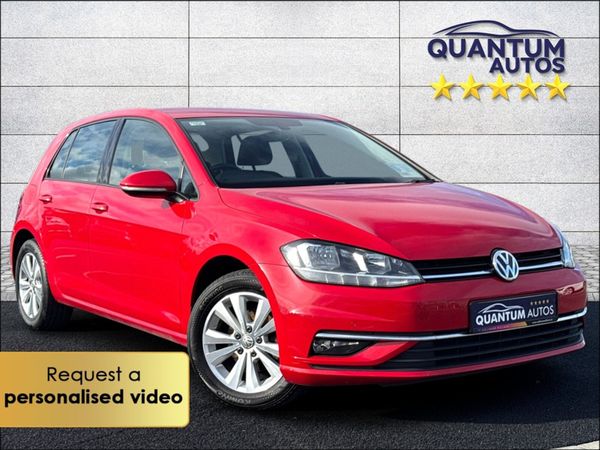 Volkswagen Golf Hatchback, Petrol, 2018, Red