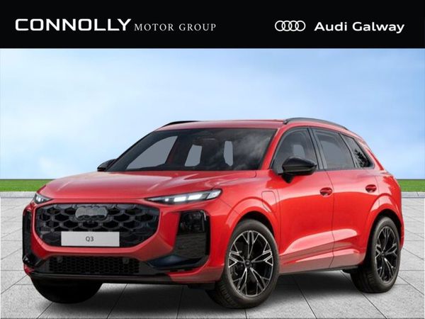 Audi Q3 SUV, Petrol Plug-in Hybrid, 2025, Red