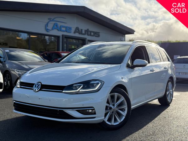 Volkswagen Golf Estate, Diesel, 2019, White