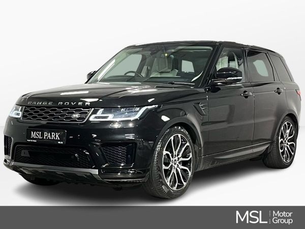 Land Rover Range Rover Sport SUV, Petrol Hybrid, 2022, Black