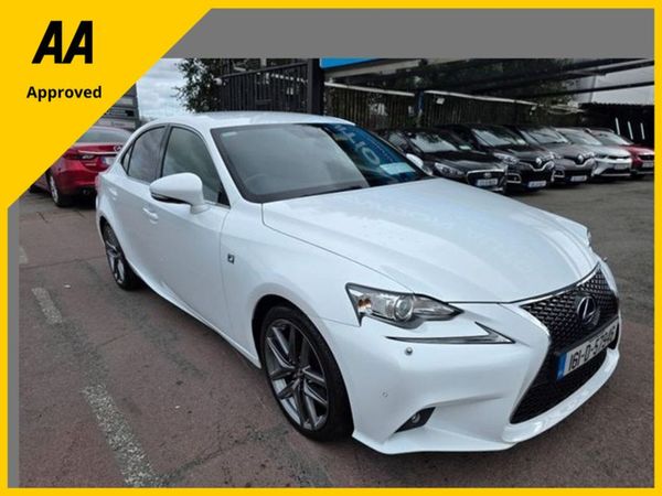 Lexus IS Saloon, Petrol Hybrid, 2016, White