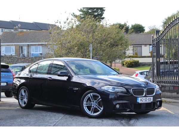 BMW 5-Series Saloon, Diesel, 2014, Black