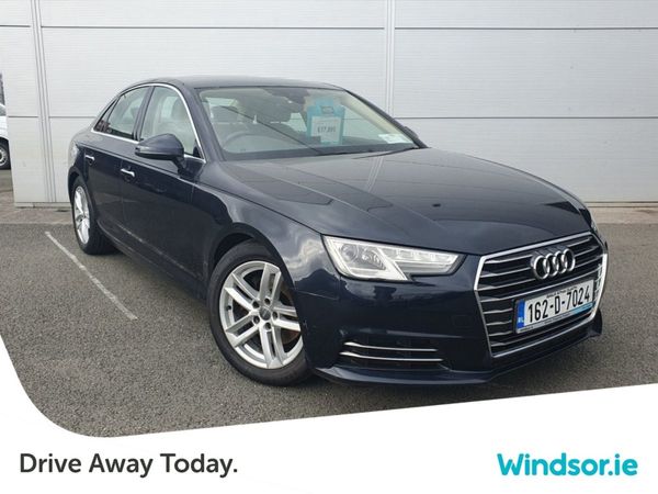 Audi A4 Saloon, Diesel, 2016, Blue
