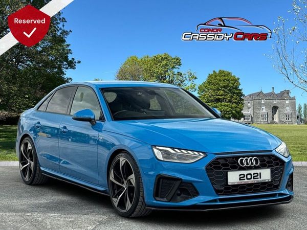 Audi A4 Saloon, Diesel, 2021, Blue