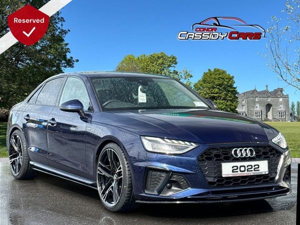 Audi A4 Saloon, Diesel, 2022, Blue