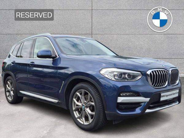 BMW X3 SUV, Petrol Plug-in Hybrid, 2020, Blue