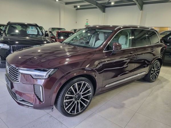 Volvo XC90 SUV, Hybrid, 2025, Red