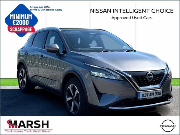 Nissan Qashqai SUV, Petrol, 2023, Grey
