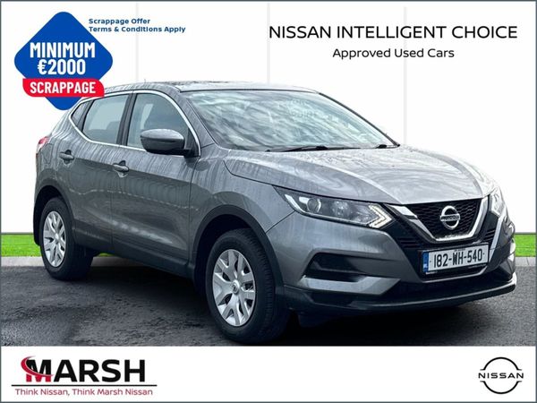 Nissan Qashqai MPV, Petrol, 2018, Grey