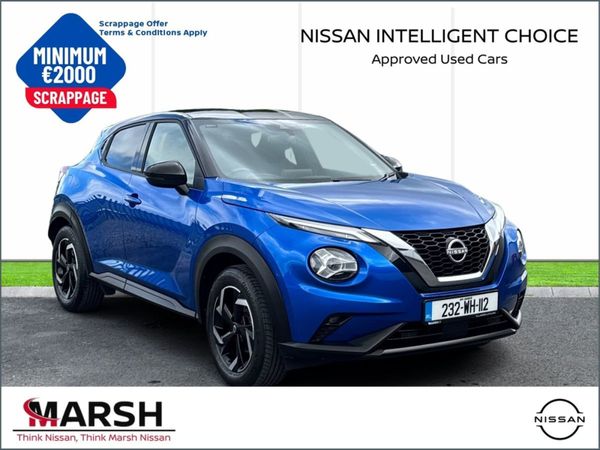 Nissan Juke SUV, Petrol, 2023, Blue