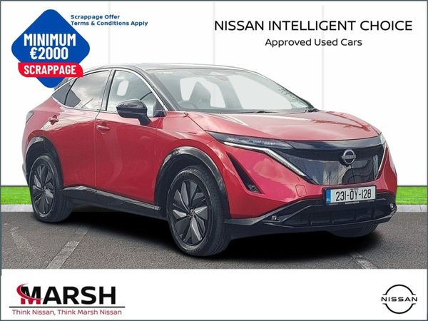 Nissan Ariya MPV, Electric, 2023, Red