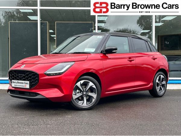 Suzuki Swift Hatchback, Petrol Hybrid, 2025, Red