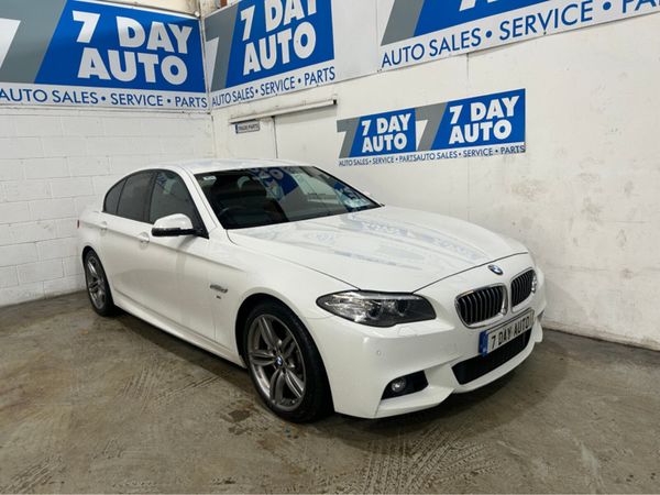BMW 5-Series Saloon, Diesel, 2014, White