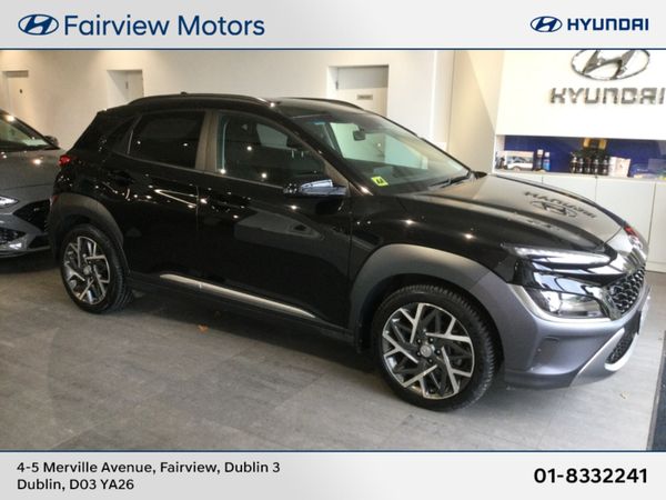 Hyundai KONA SUV, Petrol Hybrid, 2023, Black