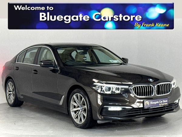 BMW 5-Series Saloon, Petrol Plug-in Hybrid, 2018, Brown