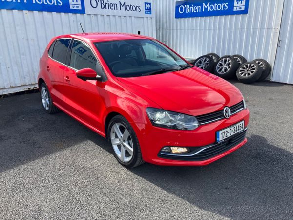 Volkswagen Polo Hatchback, Petrol, 2017, Red