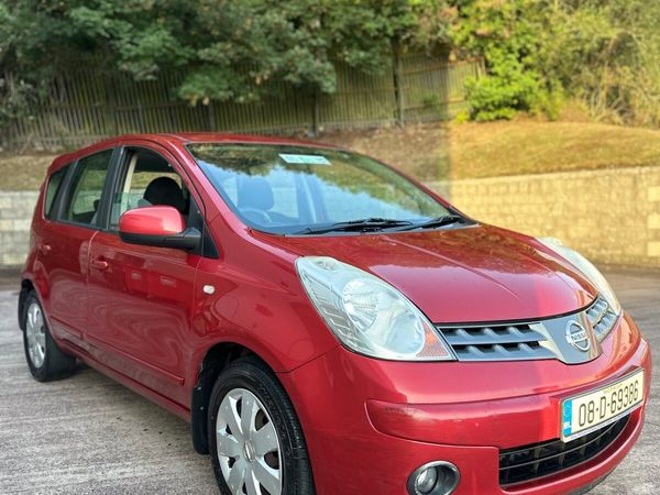 Nissan Note MPV, Petrol, 2008, Red
